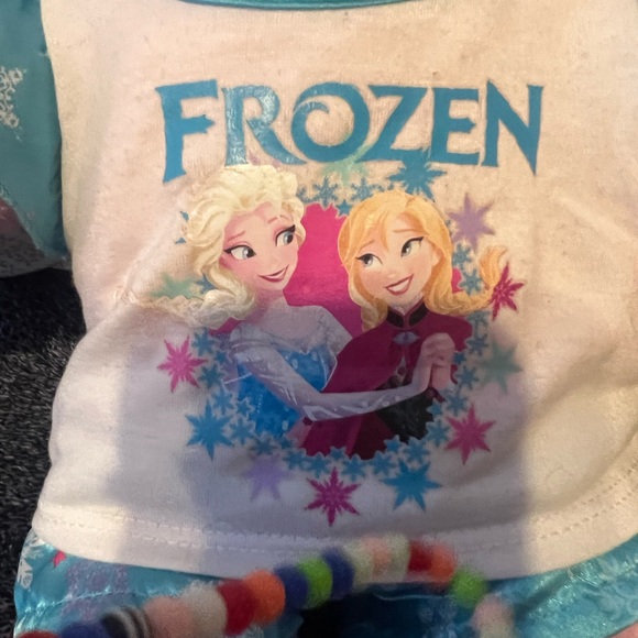 Build a bear workshop pink bear + Frozen pjs - Picture 3 of 5
